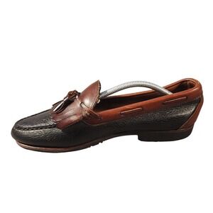 Vintage Allen Edmonds Shoes Mens Size 12 Leather Tassel Loafers Dress Nashua USA